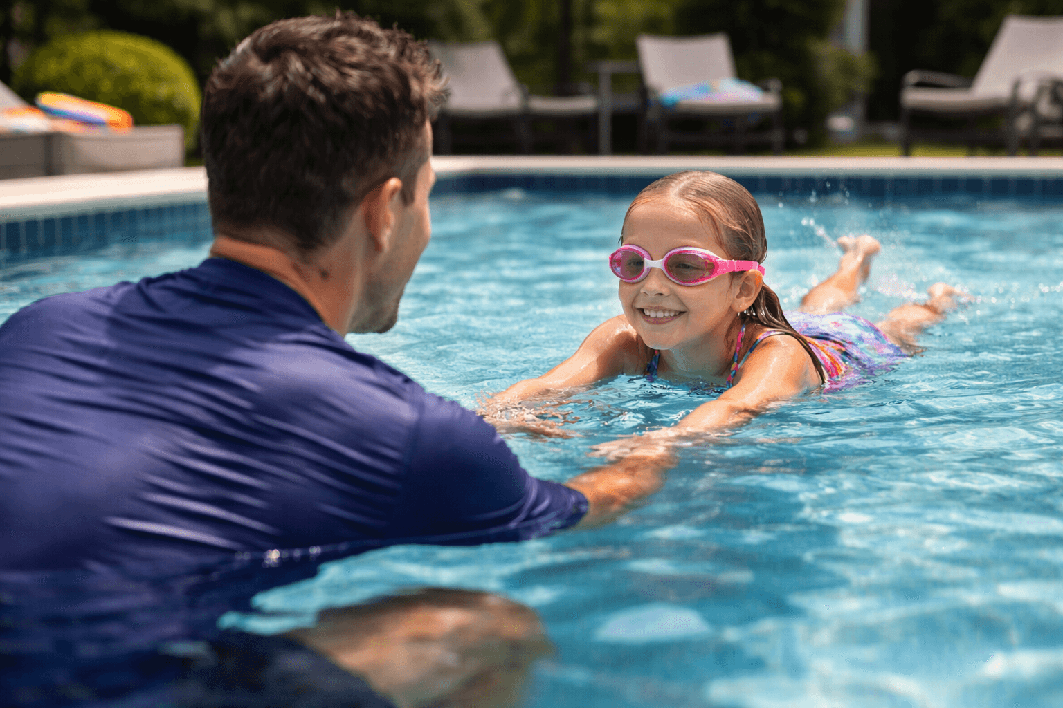 Cours de natation à domicile